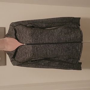 Old Navy Go Dry Fitted Full Zip Performance Jacket Herringbone, Size L, EUC!